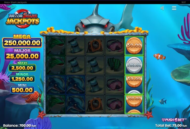 Screenshot 2 van Razor Shark Jackpots